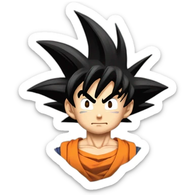 Goku ssjgod sticker
