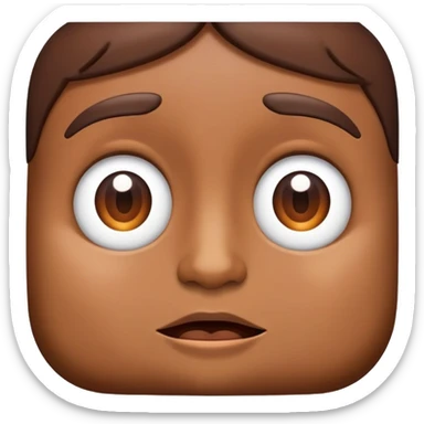 emoji looking up then down sticker