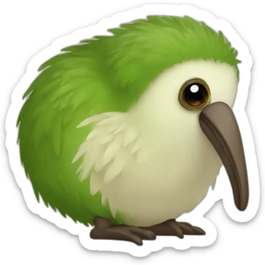 A kiwi bird sticker