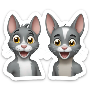 Tom and Jerry  sticker