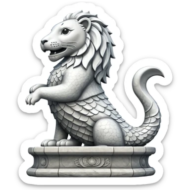 Singapore merlion  sticker