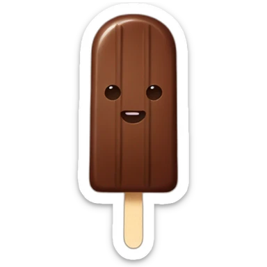 chocolate popsicle sticker