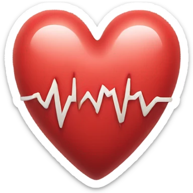 Static heart sticker