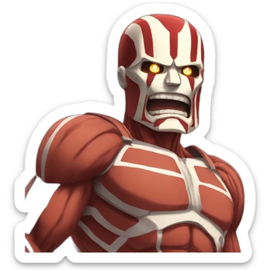 Colossal titan sticker