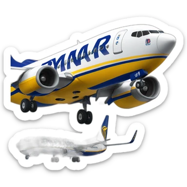 Ryanair Boeing 737 sticker
