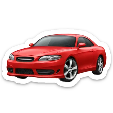 Car red sticker