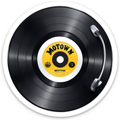Motown music sticker