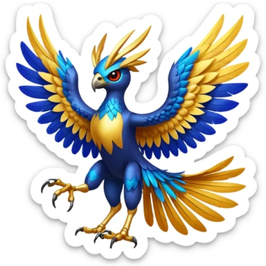 Hawkmon-Garudamon-Pteromon-fusion-hybrid sticker