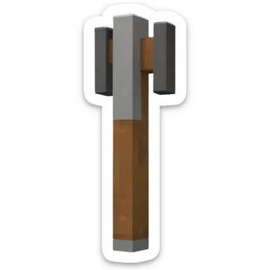 the lever in Minecraft sticker