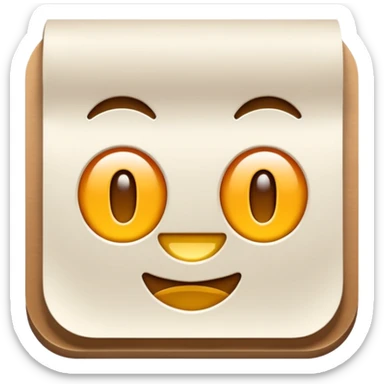 5 numero em um papel  sticker