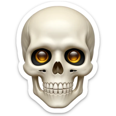 Gojo skeleton sticker
