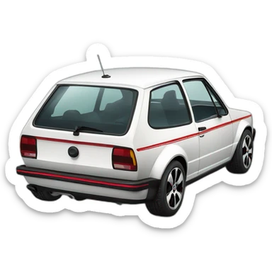 Golf sept gti sticker
