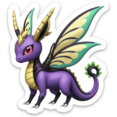 Meloetta-Giratina-Noibat-Pokémon-Fakémon-fusion-hybrid-creature sticker