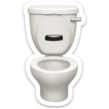 Skibid toilet sticker