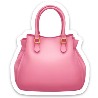 pretty pink bag  sticker