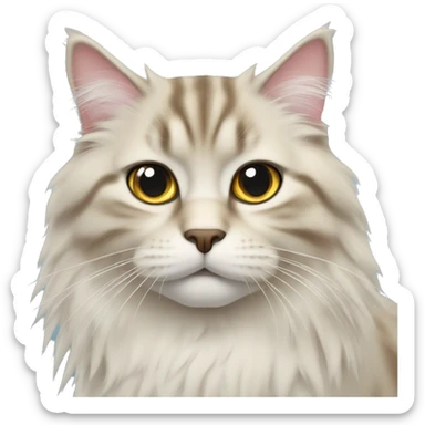 Siberian cat sticker