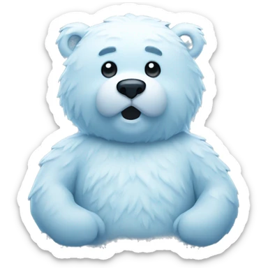 frosty bear sticker