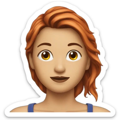 tatu de biquini sticker