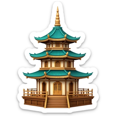 pagoda style emle sticker