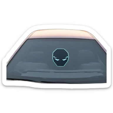 grand theft auto logo on the hood of a car sticker