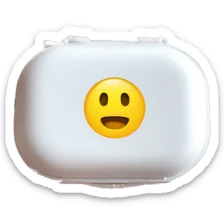 contact lenses travel case sticker