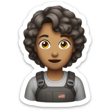 Una persona hablando a otra sticker