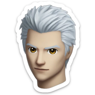 Vergil Sparda from Devil May Cry  5 sticker