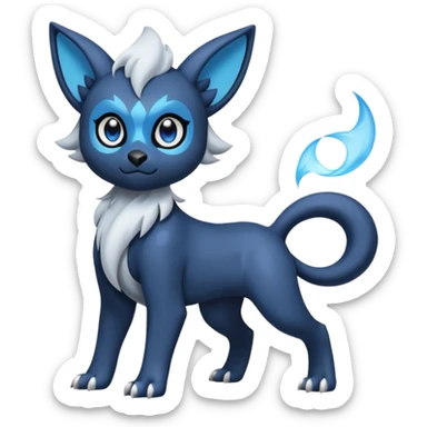 Luxio-Absol-Dewott-fusion sticker