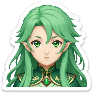 Nahida The Dendro Archon from Genshin Impact sticker