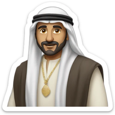 Rich sheikh sticker