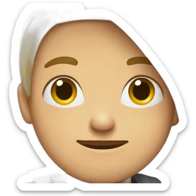 Woman hug man from behind sticker