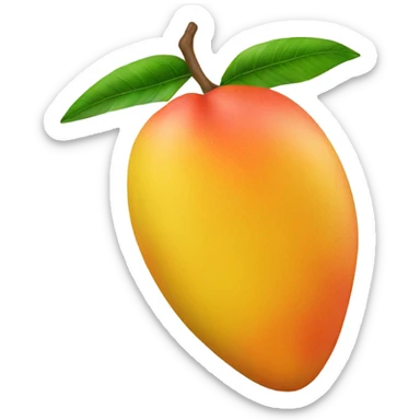 Realistic Mango sticker