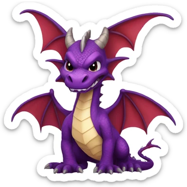 Cynder the Dragon sticker