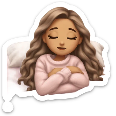 Ariana Grande sleeping sticker