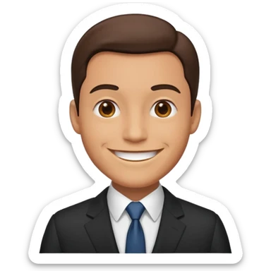 сгенерируй смайлик красавчик образ внутри компании лучше всех sticker