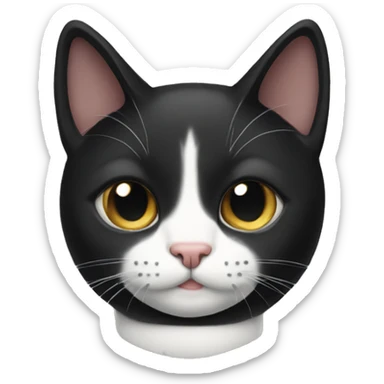 Tuxedo cat sticker