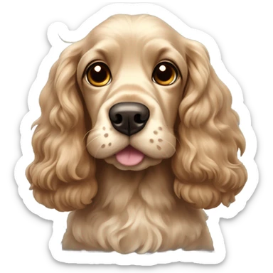 cocker spaniel sticker