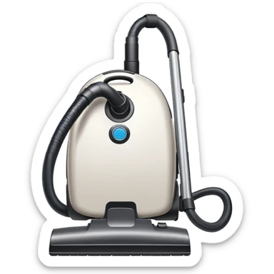 Vacuum cleaner bag sticker