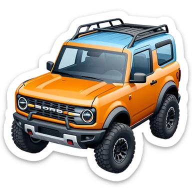 Ford bronco sport area powder blue sticker