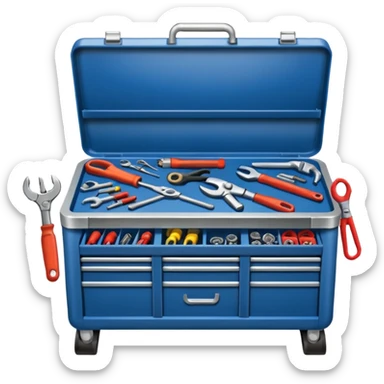 mechanic tool table sticker