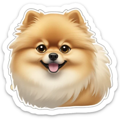 Pomeranian shpits sticker