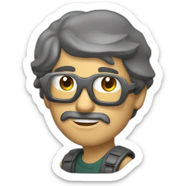 obra de arte generativa sticker