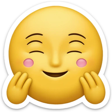 a dreaming emoji sticker