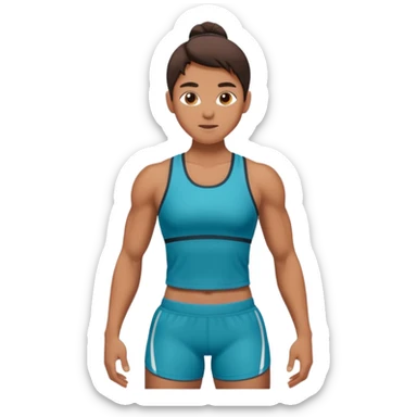 athlete model  sticker
