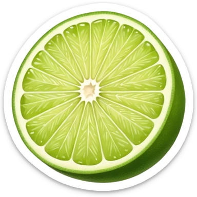 Lime Cut Fruit sticker
