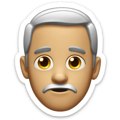 Grown man bawling his eyes out  sticker