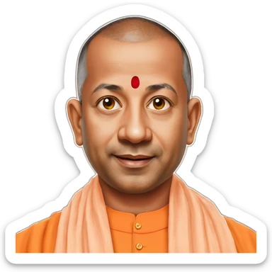 Yogi Adityanath CM of Uttar Pradesh  sticker