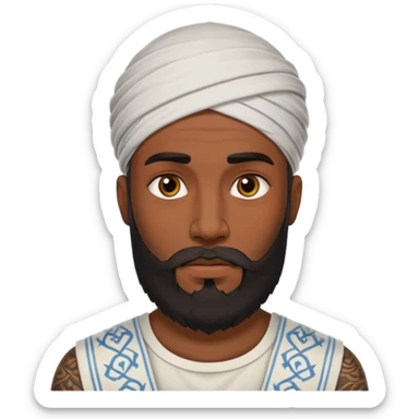 Un árabe tatuado sticker