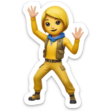 Create a Fortnite default doing the L emote as a emoji sticker