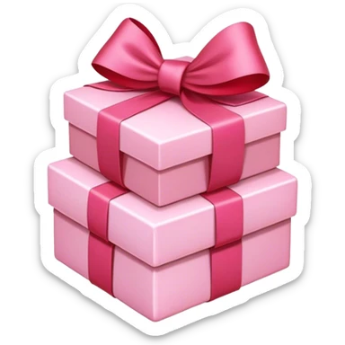 A stack of RMB tied with a pink red bow and ribbon sticker